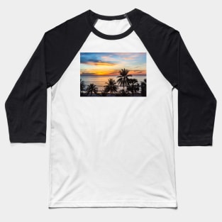 Sunset in Paradise Baseball T-Shirt